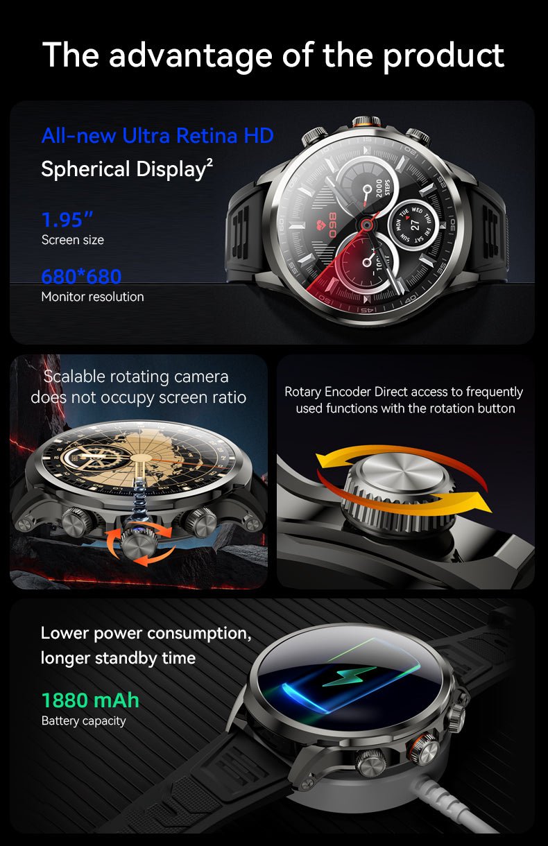 J18 Smart Watch – SIM Card Support, Heart Rate, SpO2 & Sleep Monitor, TikTok Compatible, 7-Day Battery - 图片 9