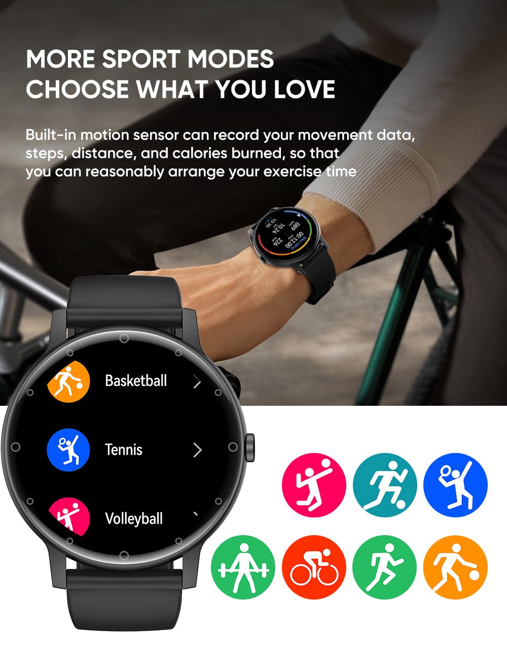 S88 Smart Watch – Heart Rate, Blood Sugar & Sleep Tracker, Waterproof, Multi-Color - 图片 7