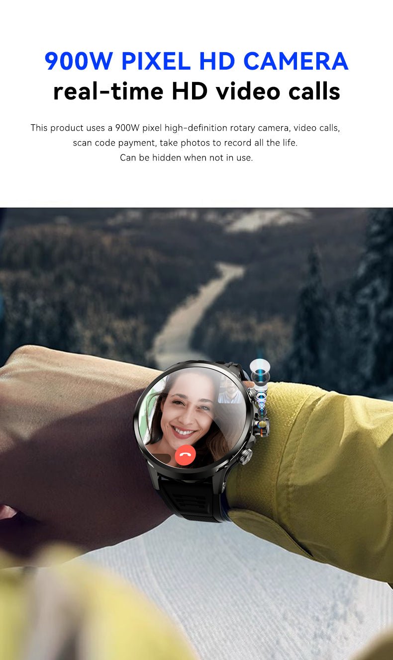 J18 Smart Watch – SIM Card Support, Heart Rate, SpO2 & Sleep Monitor, TikTok Compatible, 7-Day Battery - 图片 6
