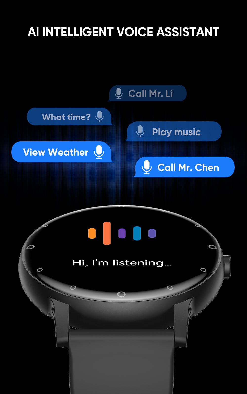 S88 Smart Watch – Heart Rate, Blood Sugar & Sleep Tracker, Waterproof, Multi-Color - 图片 9