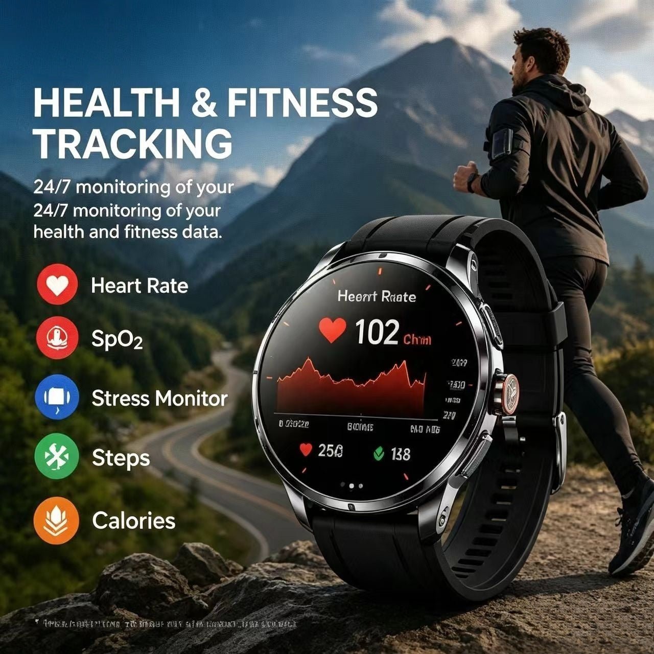 J99 4G LTE Smartwatch – Dual OS, AMOLED Display & GPS