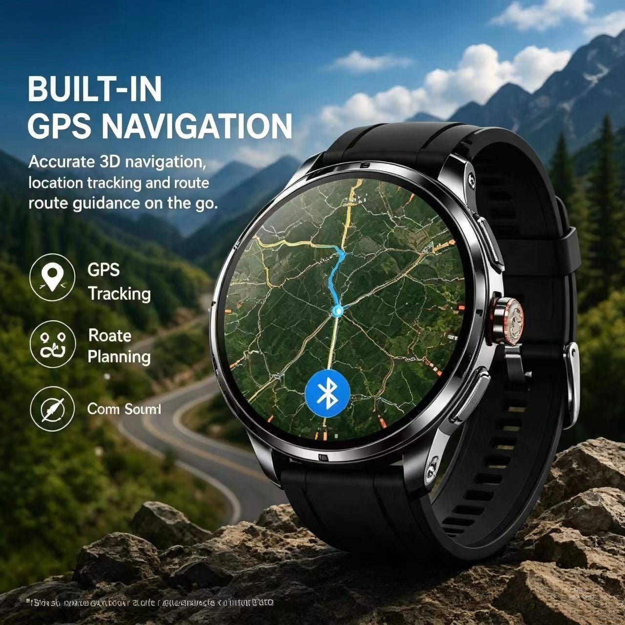 J99 4G LTE Smartwatch – Dual OS, AMOLED Display & GPS - 图片 4