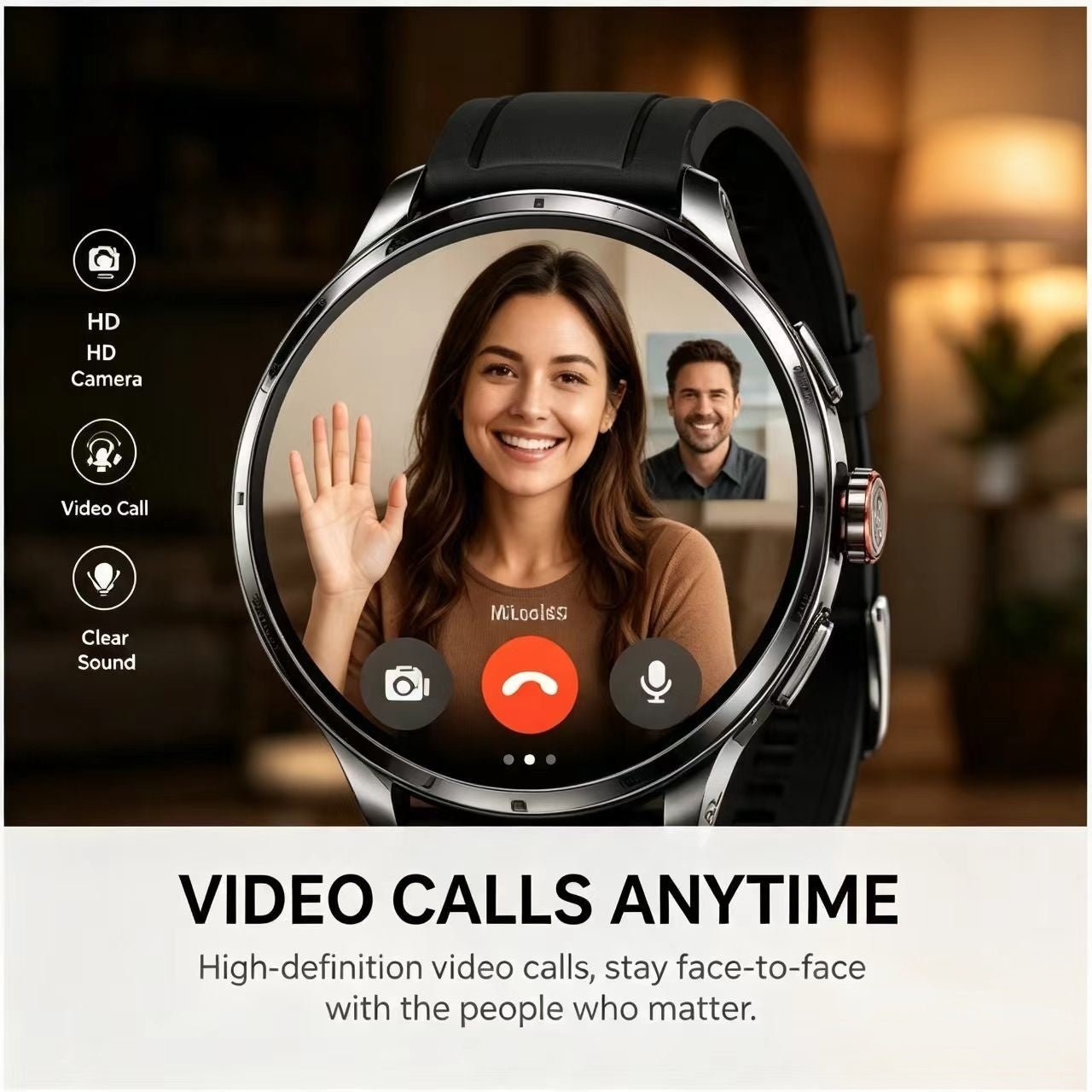 J99 4G LTE Smartwatch – Dual OS, AMOLED Display & GPS - 图片 7