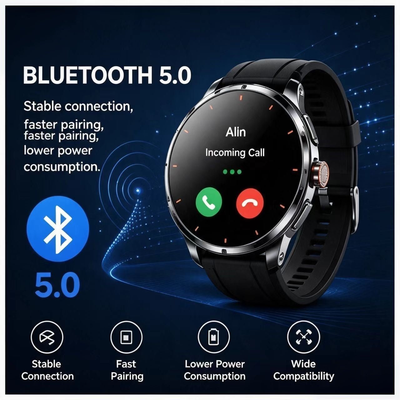 J99 4G LTE Smartwatch – Dual OS, AMOLED Display & GPS - 图片 5