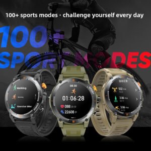 J300 Fitness Tracker – Heart Rate & Blood Pressure Monitor, IP68 Waterproof Sports Watch