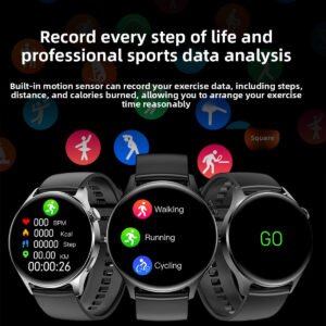 J55 Smartwatch – Bluetooth Calling, Health Monitoring & Multi-Language Support