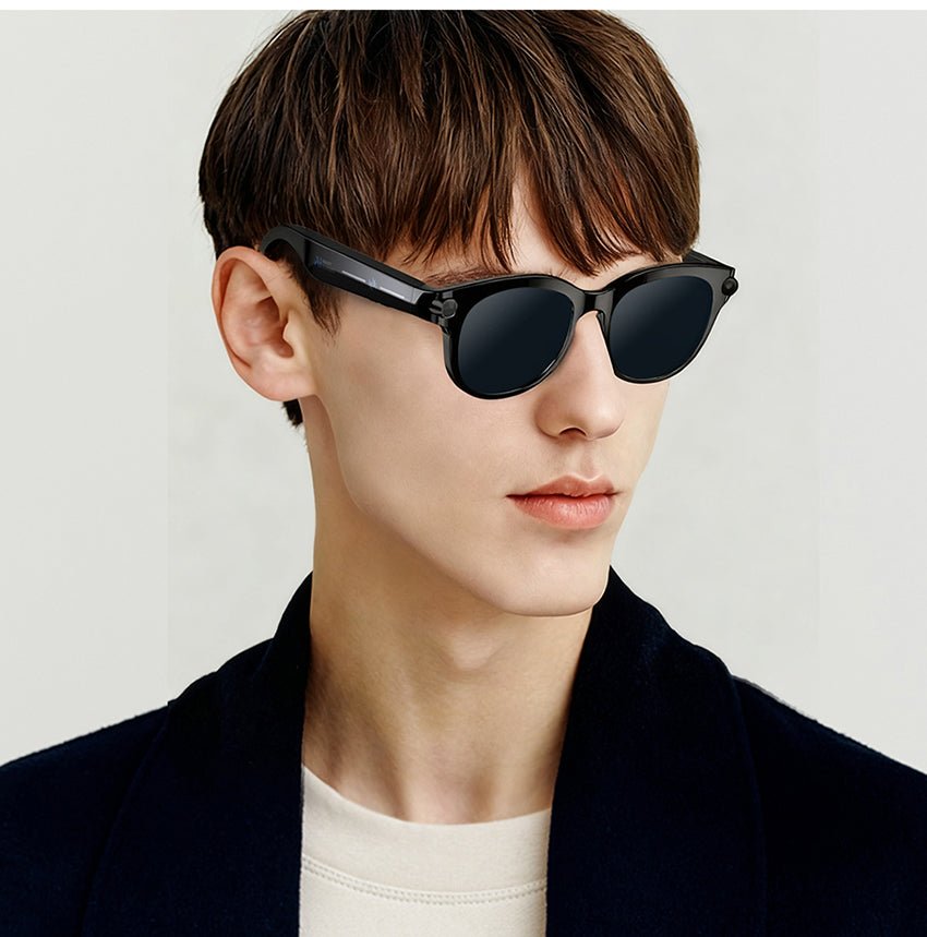AI Smart Glasses – Built-In Camera, Open-Ear Audio & AI Assistant, Bluetooth, Black/White - 图片 24