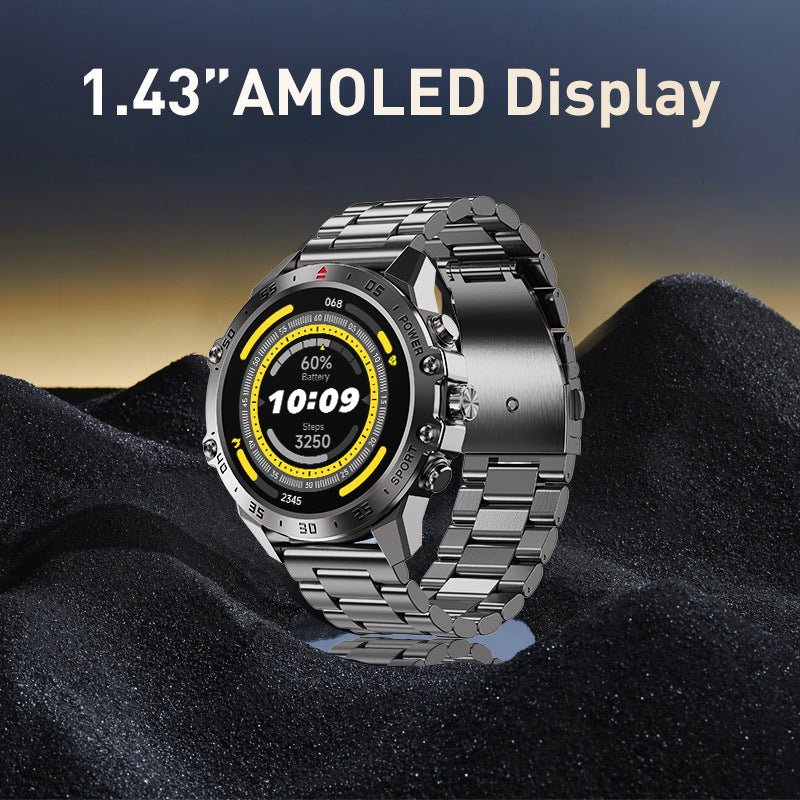 J57 Smart Watch – AMOLED Display, Bluetooth Calling, Heart Rate & Blood Oxygen Monitor, IP68 Waterproof Sports Fitness Tracker - 图片 2