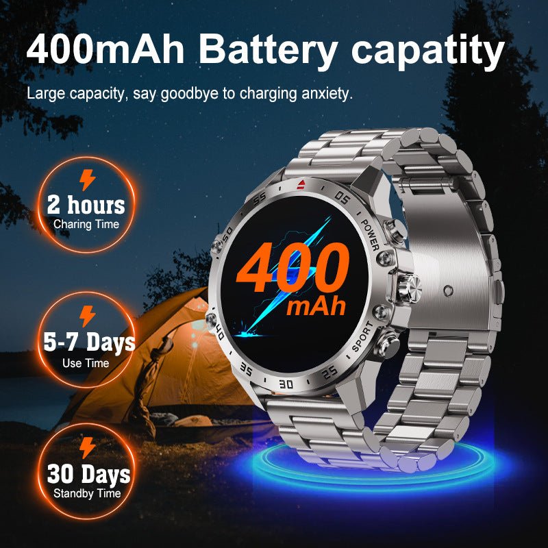 J57 Smart Watch – AMOLED Display, Bluetooth Calling, Heart Rate & Blood Oxygen Monitor, IP68 Waterproof Sports Fitness Tracker - 图片 4