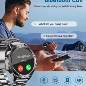 J57 Smart Watch – AMOLED Display, Bluetooth Calling, Heart Rate & Blood Oxygen Monitor, IP68 Waterproof Sports Fitness Tracker