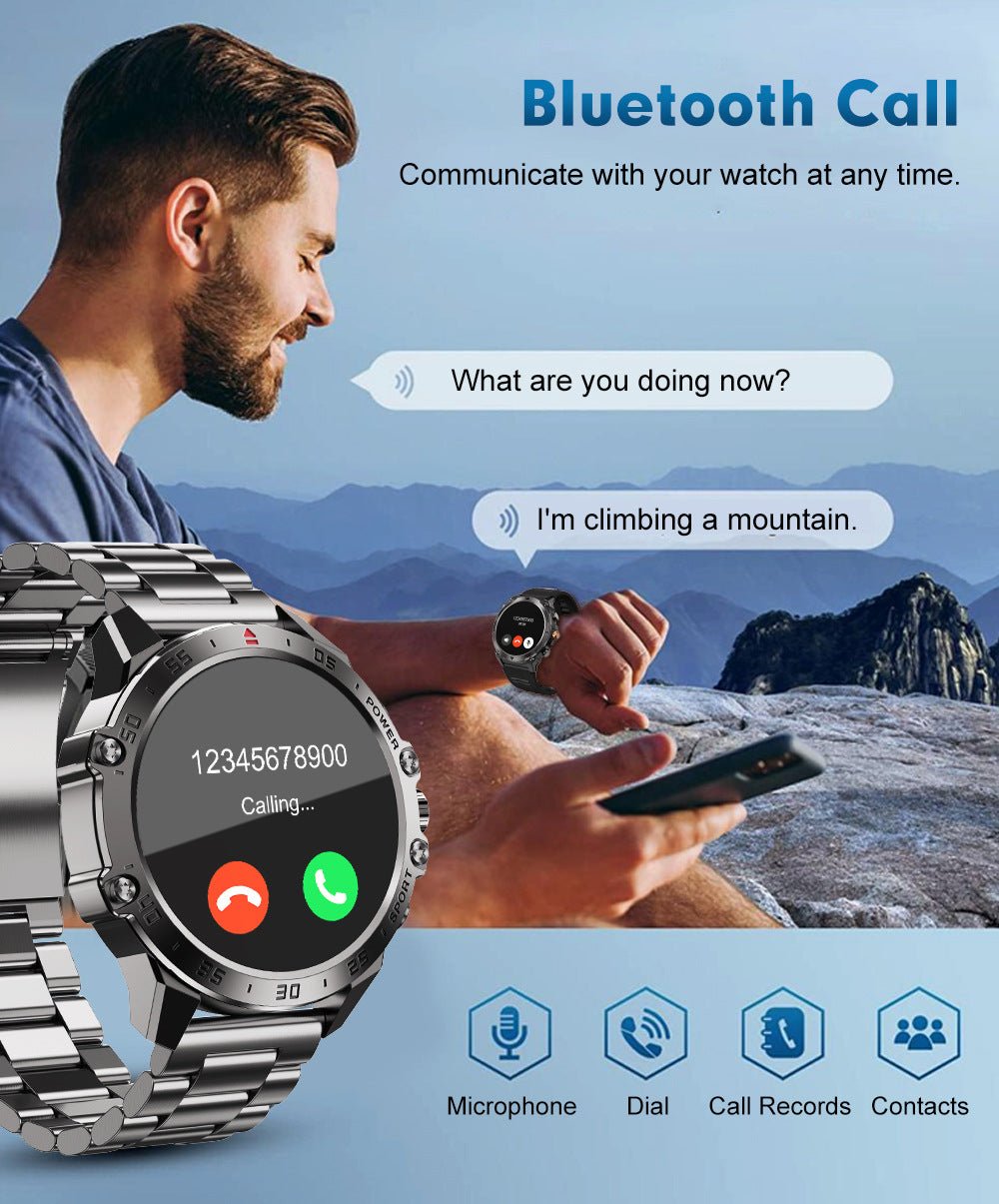 J57 Smart Watch – AMOLED Display, Bluetooth Calling, Heart Rate & Blood Oxygen Monitor, IP68 Waterproof Sports Fitness Tracker